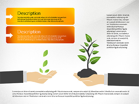 Growth Concept Diagrams Presentation Template, Master Slide