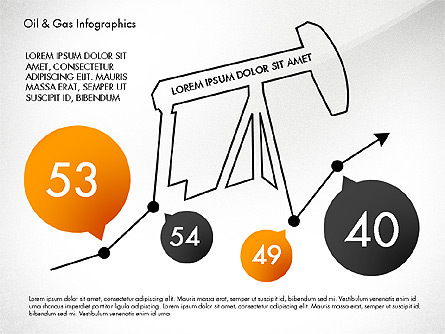 Oil and Gas Presentation Infographics Presentation Template, Master Slide