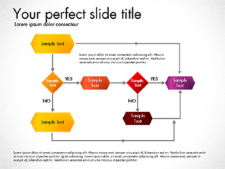 Flow Chart Toolbox Presentation Template, Master Slide
