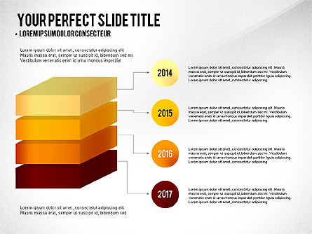 3D Shapes with Data Driven Charts Presentation Template, Master Slide