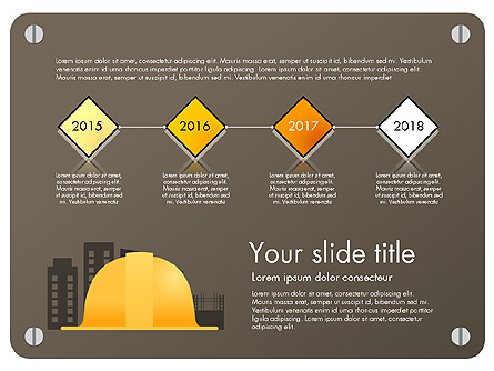 Construction Infographics Presentation Template Presentation Template, Master Slide