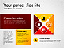 Process Presentation Template with Flat Shapes slide 1