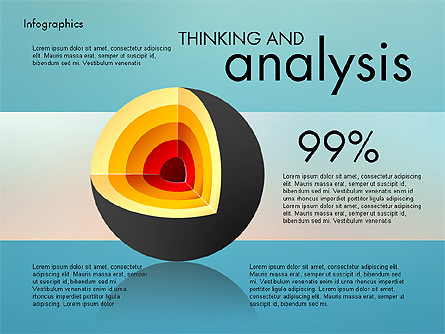 Thinking and Analysis Infographics Presentation Template, Master Slide