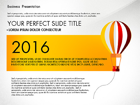 Yellow Themed Pitch Deck Presentation Template Presentation Template, Master Slide
