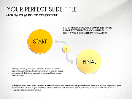 Step by Step Timeline Diagram Presentation Template, Master Slide