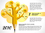 Pencil Tree Infographics slide 2