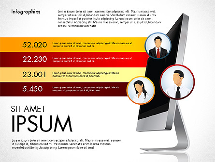 Financial Results Presentation Template Presentation Template, Master Slide