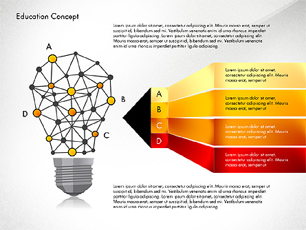Idea Infographics Presentation Concept Presentation Template, Master Slide