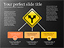 Infographics with Road Signs slide 1