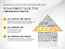 Success Plan Word Cloud Presentation Template slide 1
