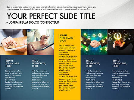 Company Profile Slide Deck Presentation Template, Master Slide