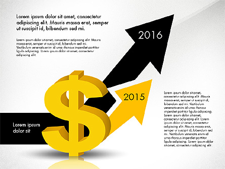 Dollar Infographics Presentation Template, Master Slide