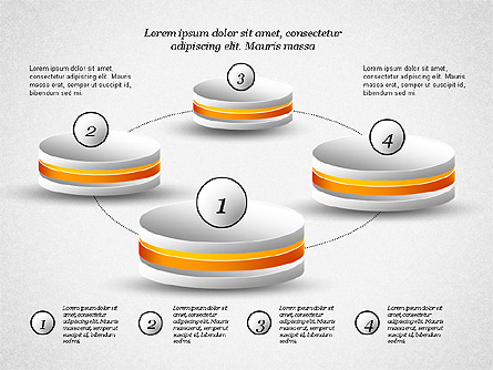 Three Dimensional Shapes Toolbox Presentation Template, Master Slide