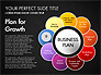 Business Plan Staged Flower Petal Diagram slide 20
