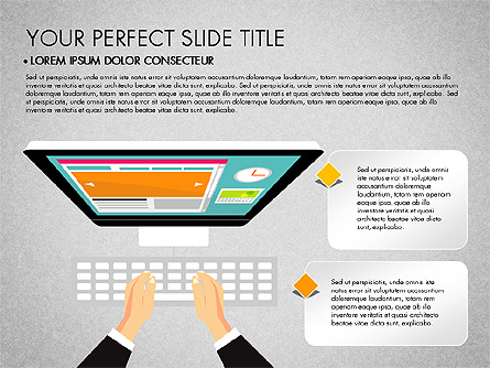 SMM Presentation Concept Presentation Template, Master Slide