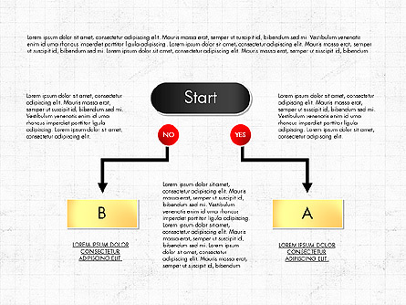 Block Diagram Presentation Template, Master Slide