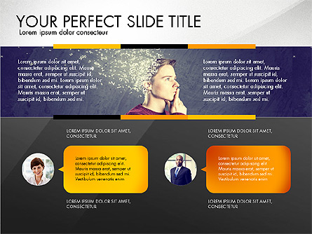 Company Profile Presentation Presentation Template, Master Slide