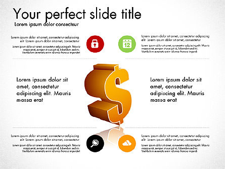 Currency Exchange Infographics Presentation Template, Master Slide