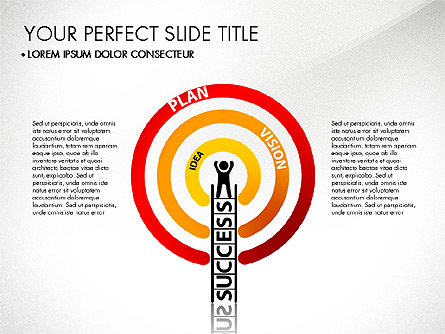 Success Concept Presentation Presentation Template, Master Slide