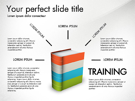 Education Presentation Concept Presentation Template, Master Slide