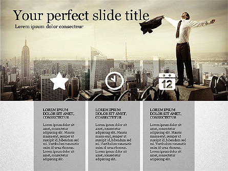 Gray Business Presentation Template Presentation Template, Master Slide