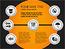 Circles and Financial Icons slide 15