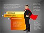 Options Diagram with Business Superman slide 9