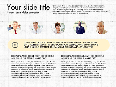 Team Roles Presentation Concept Presentation Template, Master Slide