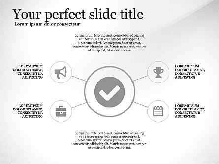 Icons Process and Timeline Toolbox Presentation Template, Master Slide