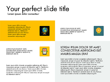 Presentation in Material Design Style Presentation Template, Master Slide