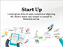 Startup Creative Presentation Template slide 1