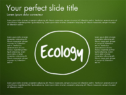 Ecology Mind Maps Presentation Template, Master Slide