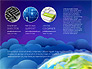 Data Driven Presentation on Globe Background slide 1