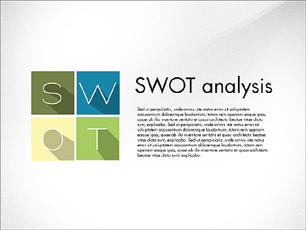 SWOT Matrix Presentation Template, Master Slide