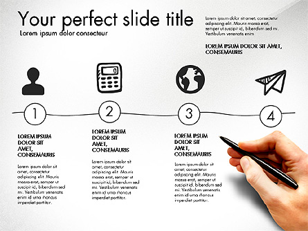 Thin and Gray Presentation Template Presentation Template, Master Slide