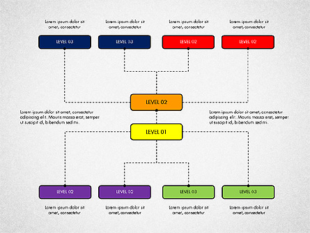 Organizational Chart Toolbox Presentation Template, Master Slide