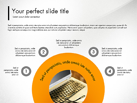 Corporate Style Presentation Concept Presentation Template, Master Slide