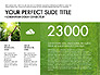 Green Infographics slide 3
