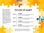 Yellow Puzzle Frame Presentation Concept slide 8