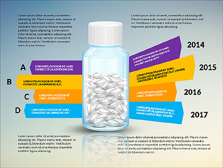Jar of Pills Infographics Presentation Template, Master Slide