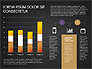 Timeline with Icons and Data Driven Charts slide 12