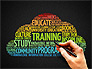 Training Word Cloud Presentation Concept slide 9