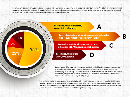 Bullseye Infographics Presentation Template, Master Slide