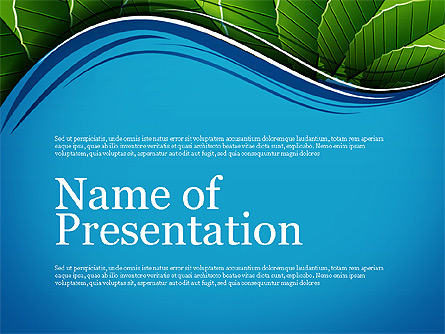 Illustrative Presentation Deck Presentation Template, Master Slide