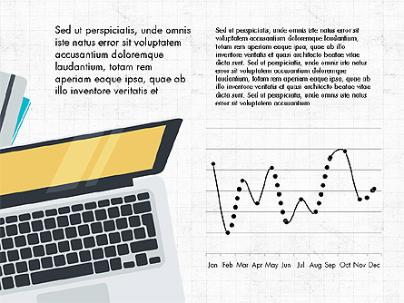 Creative Report Presentation Concept Presentation Template, Master Slide