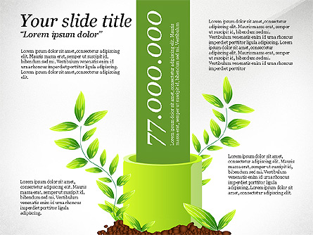 Sprout Infographics Presentation Template, Master Slide