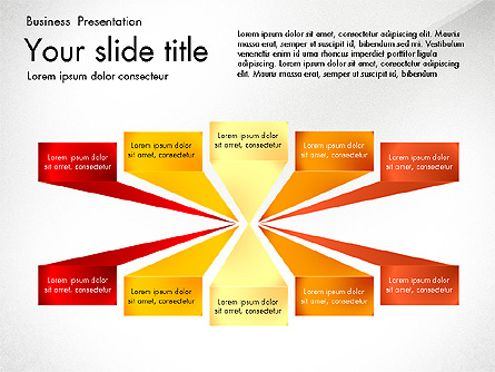 Shapes and Text Boxes Presentation Template, Master Slide