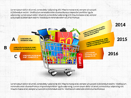 Consumption Infographics Presentation Template, Master Slide