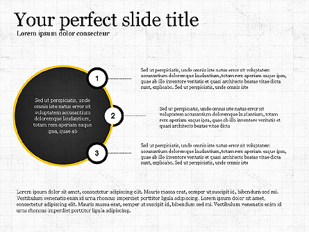 Flat Designed Report Template Presentation Template, Master Slide