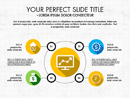Icons and Process Presentation Template, Master Slide